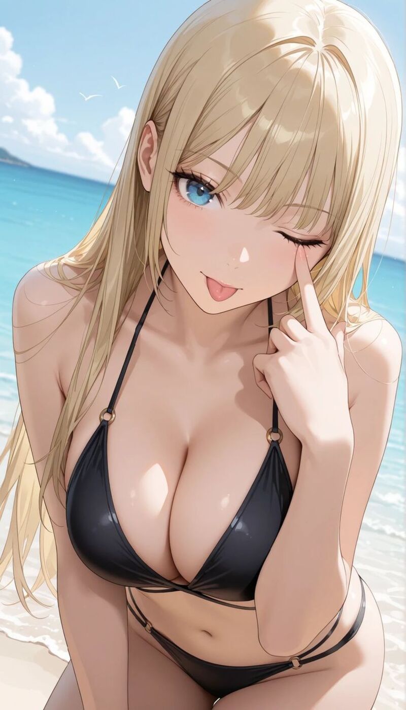 ảnh anime nữ mặc bikini