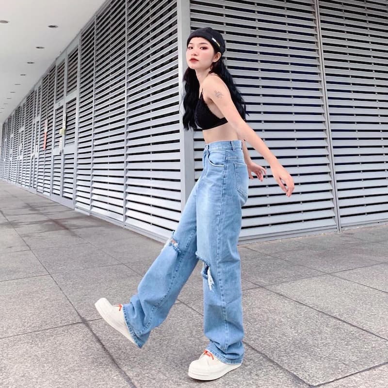 Ảnh gái sexy với phong cách street style