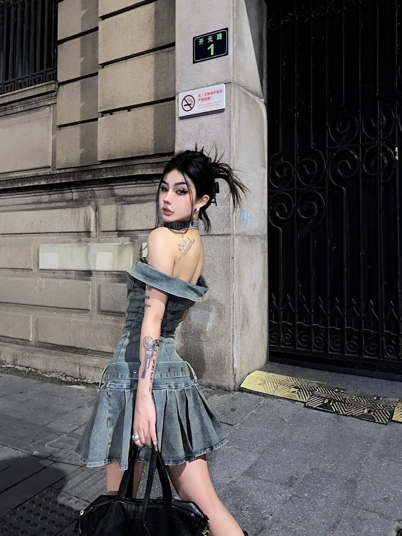 Ảnh gái sexy với phong cách street style