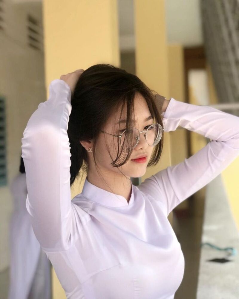 ảnh gái xinh ngầu phong cách nữ sinh
