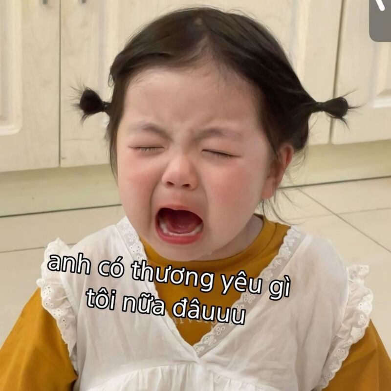 ảnh meme khóc hài hước
