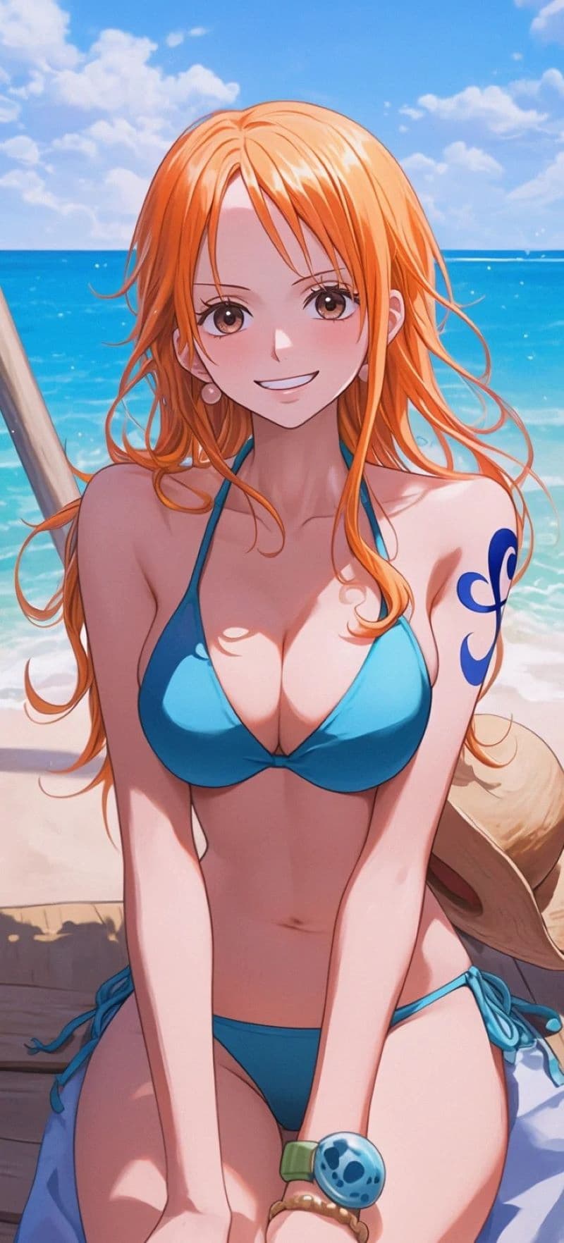 Ảnh Nami bikini là biểu tượng gợi cảm trong anime
