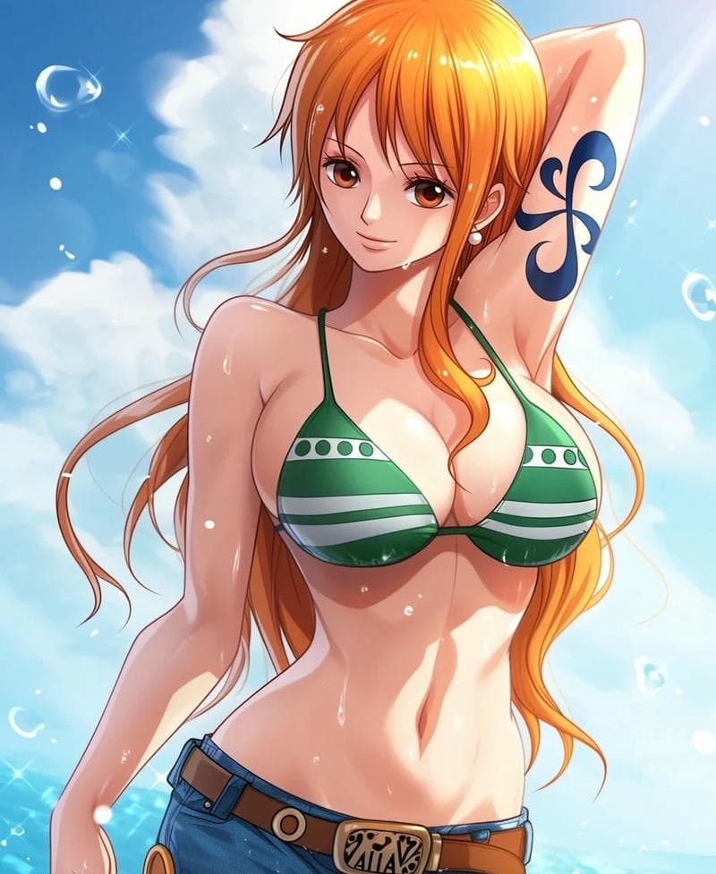Ảnh Nami mặc bikini được yêu thích