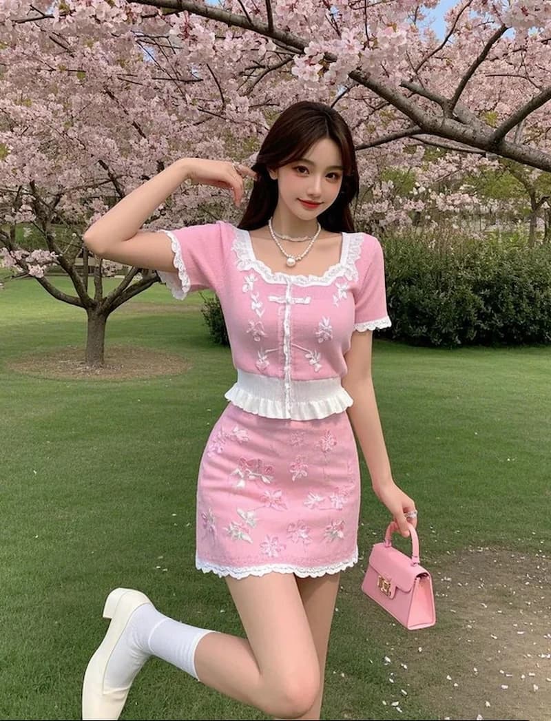 Bộ sưu tập ảnh gái đẹp mặc pinky hot nhất