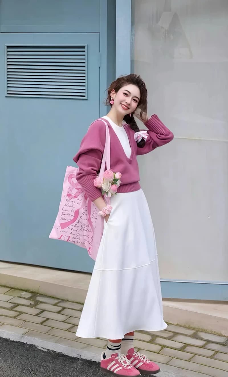 Bộ sưu tập ảnh gái đẹp mặc pinky hot nhất