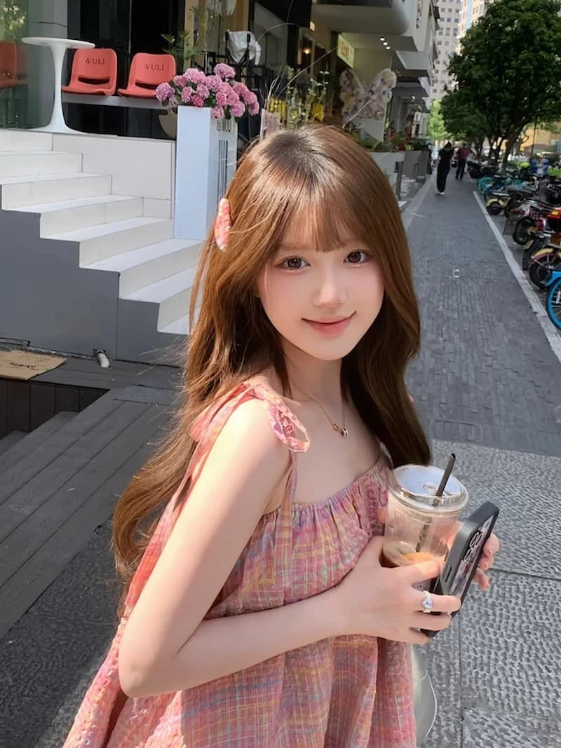 Bộ sưu tập ảnh gái đẹp mặc pinky hot nhất