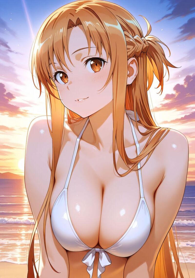 gái anime xinh mặc bikini sexy