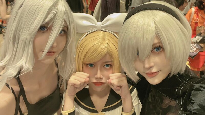 gái cosplay smol Rin siêu dễ thương