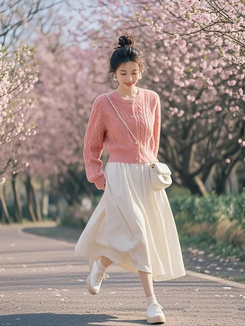 Gái xinh mặc pinky mang vẻ đẹp ấn tượng vừa ngọt ngào vừa quyến rũ