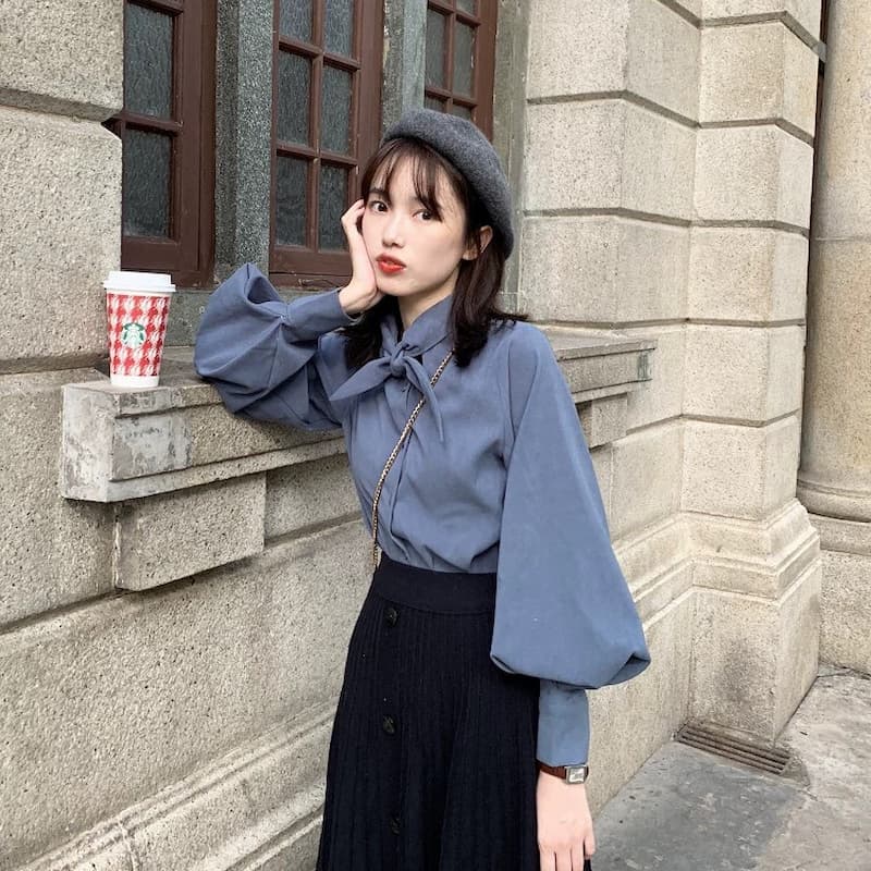 Hình ảnh gái xinh cute theo phong cách Hàn Quốc