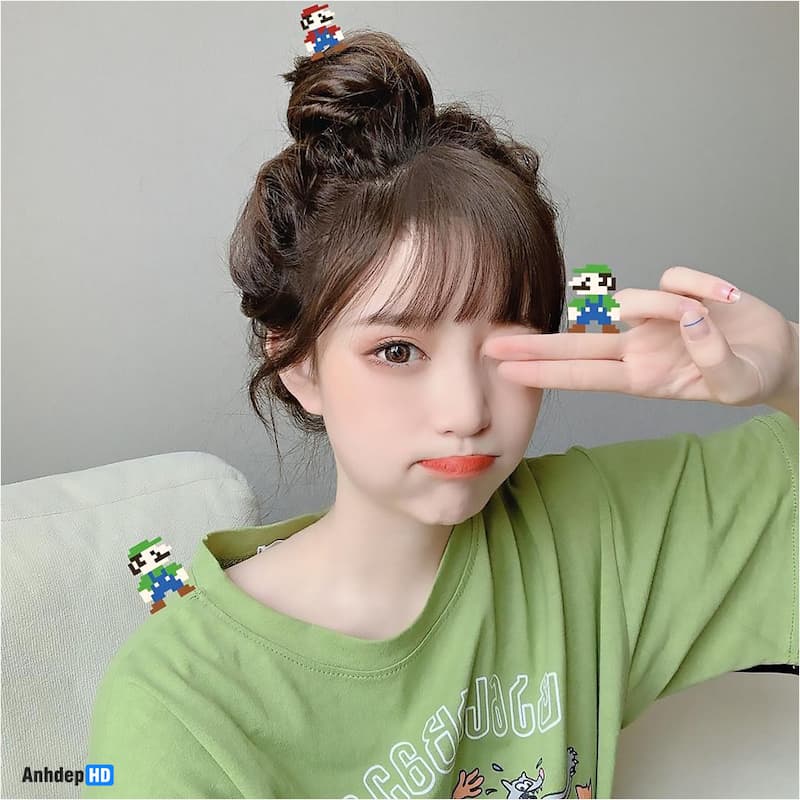 Hình ảnh gái xinh cute theo phong cách Hàn Quốc
