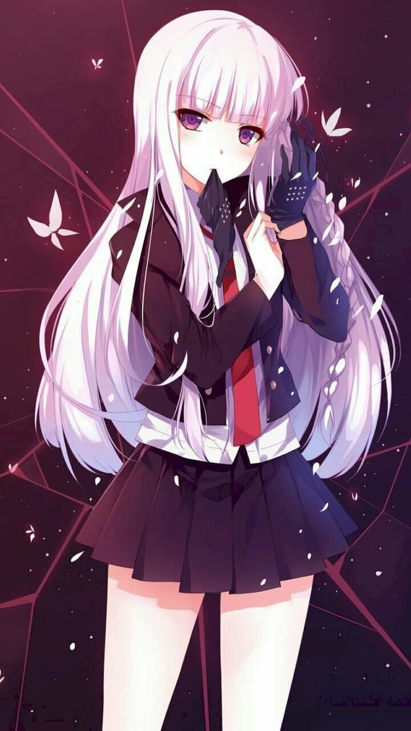Hình nền anime gái ngầu cá tính cho điện thoại
