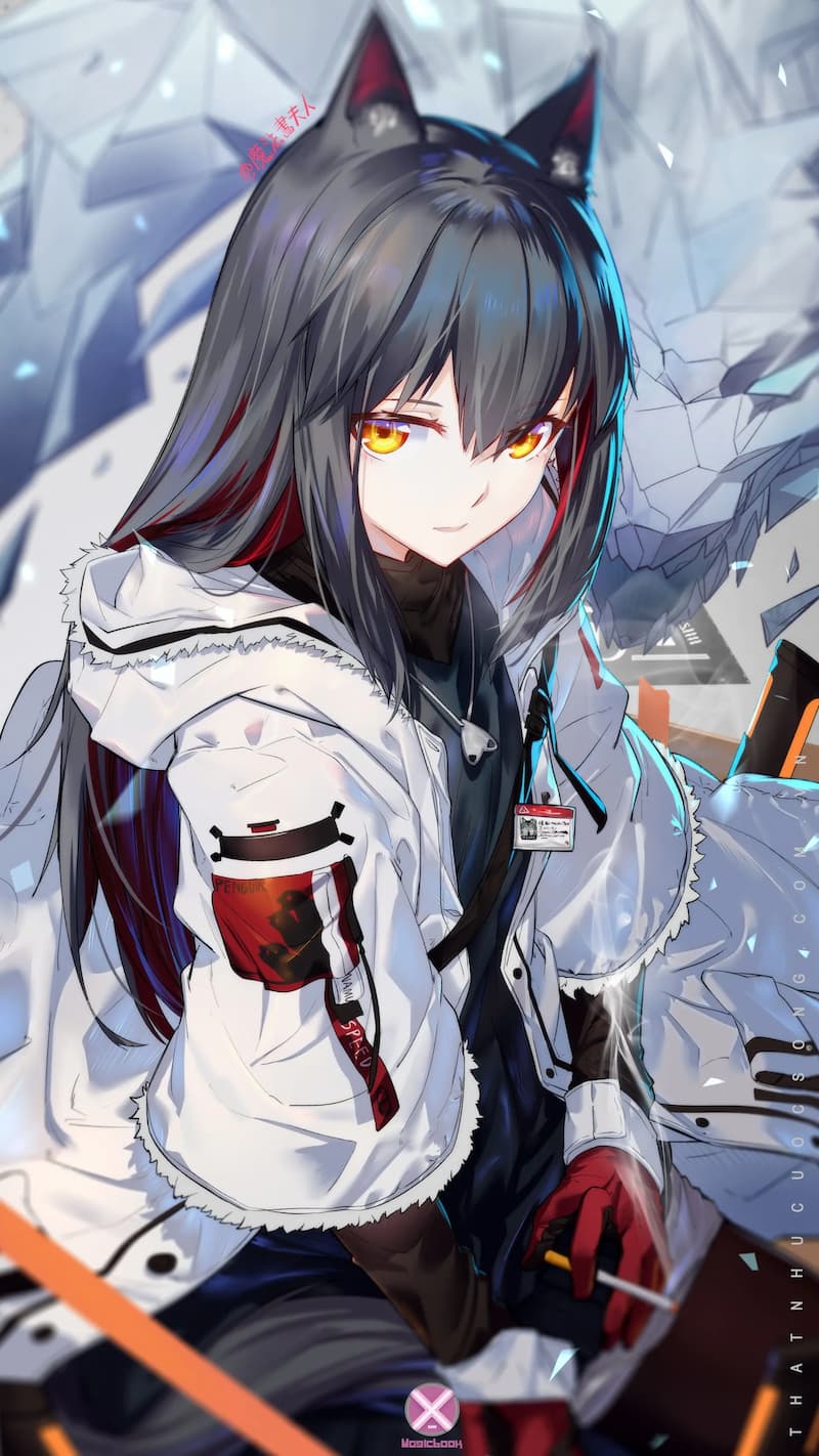 Hình nền anime gái ngầu cá tính cho điện thoại