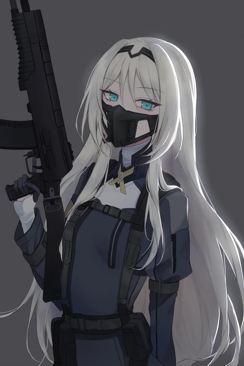 Hình nền anime gái ngầu cá tính cho điện thoại