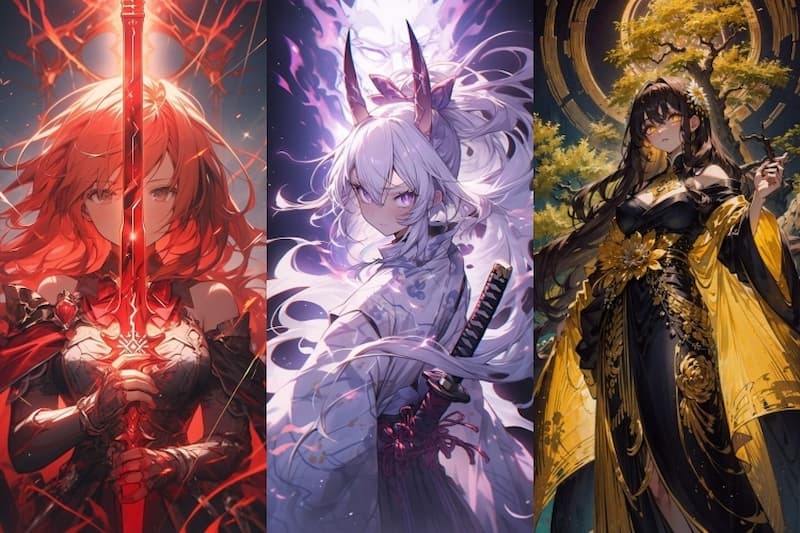 Hình nền anime gái ngầu cá tính cho máy tính