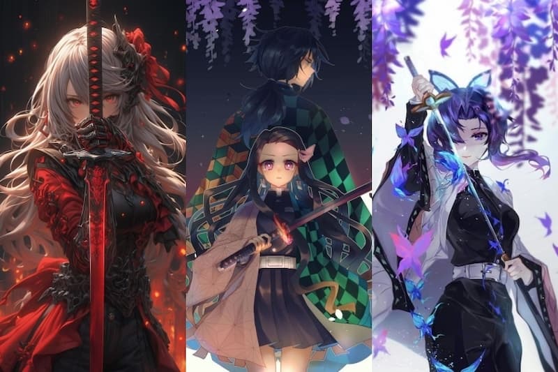 Hình nền anime gái ngầu cá tính cho máy tính