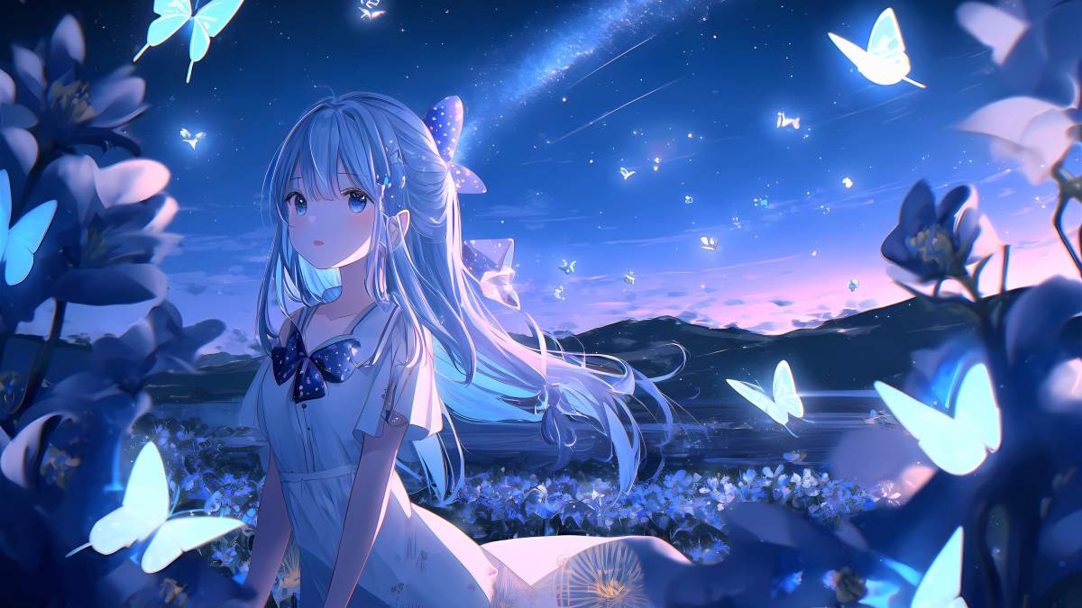 Hình nền Anime nữ 4K đẹp