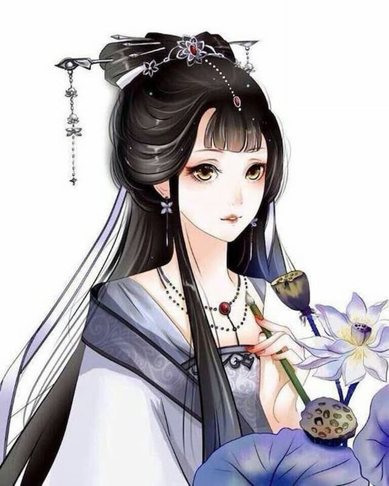 Hình nền điện thoại Anime nữ cổ trang 