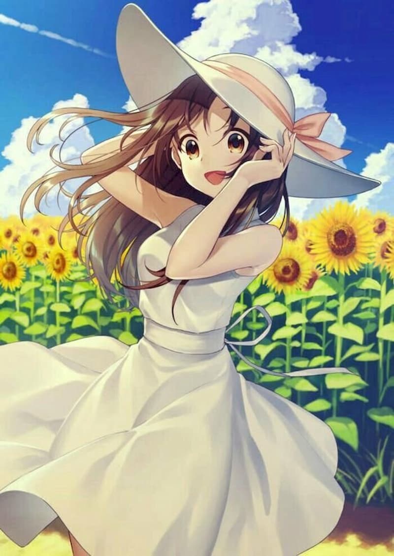 Hình nền điện thoại Anime nữ cute