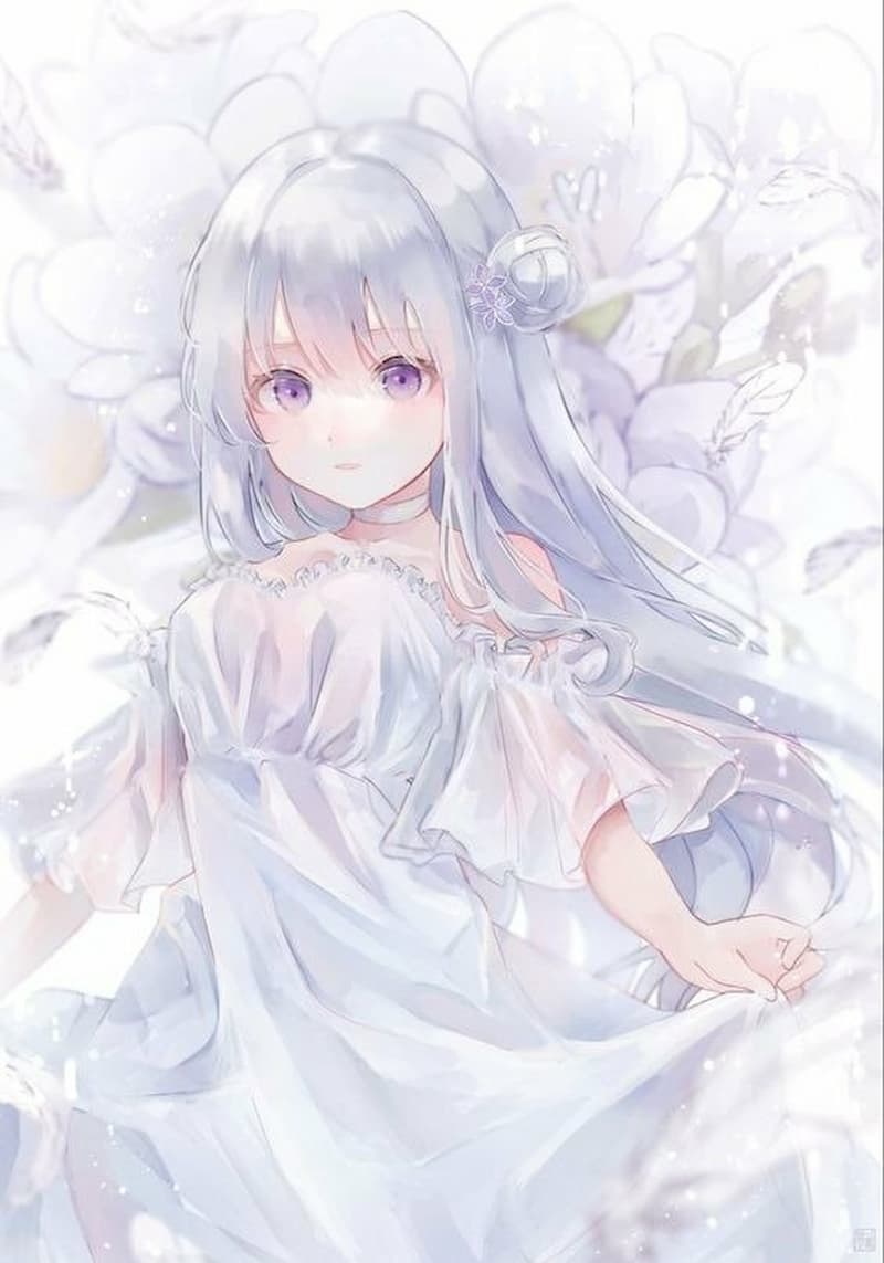 Hình nền điện thoại Anime nữ cute