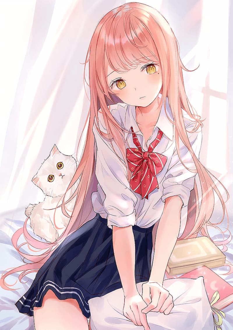 Hình nền điện thoại gái Anime cute