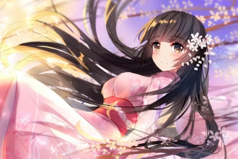 Hình nền máy tính Anime nữ cổ trang
