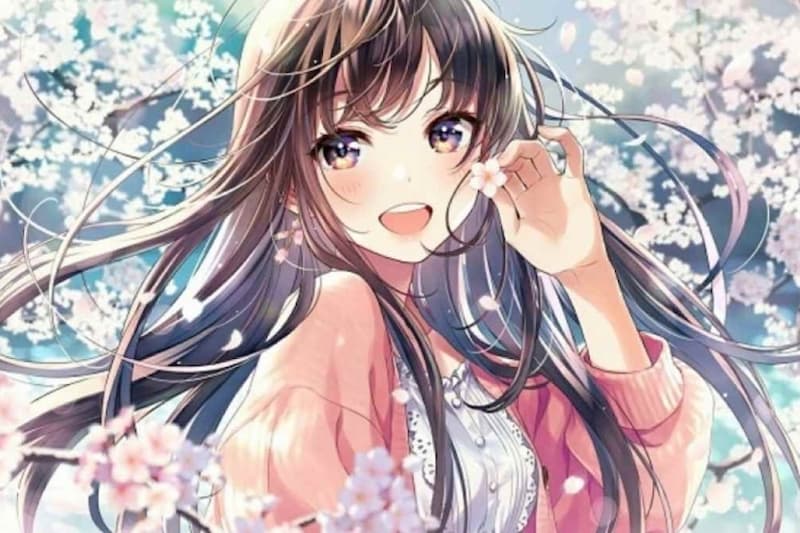 Hình nền máy tính Anime nữ cute