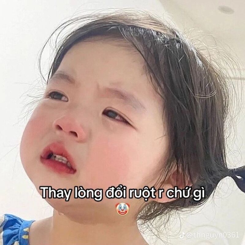 meme buồn con gái xúc động