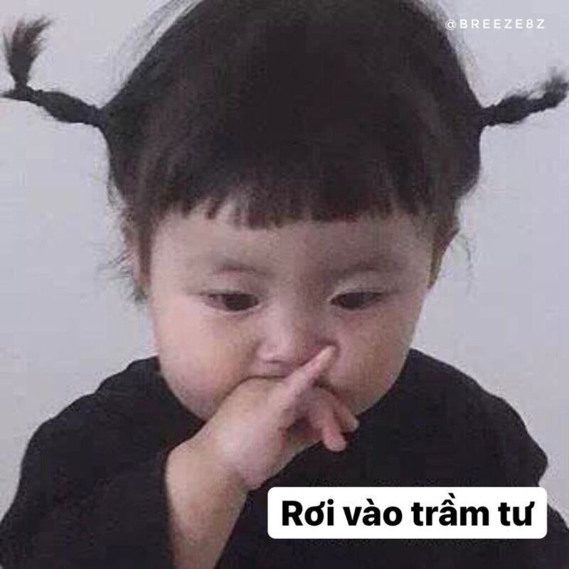 meme buồn không biết nói gì nữa