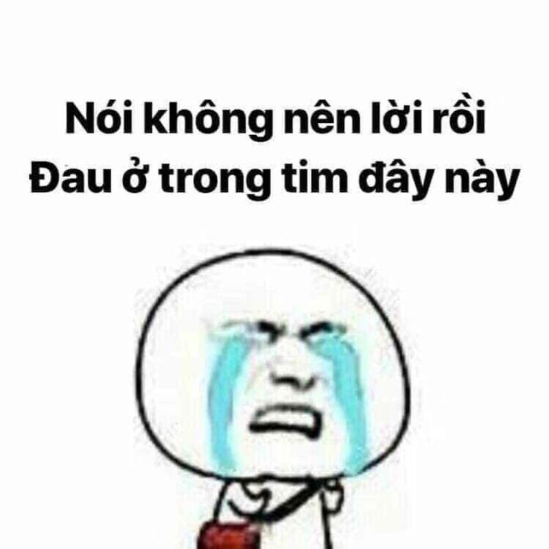 meme khóc hoạt hình